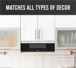 Farberware Over-the-Range Microwave Oven, 1.2 Cu. Ft. - 1000W - Auto Reheat, Multi-Stage Cooking, Melt/Soften Feature, Child Safety Lock, LED Display - Space Efficient & Powerful - Stainless Steel