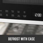 Farberware Over-the-Range Microwave Oven, 1.2 Cu. Ft. - 1000W - Auto Reheat, Multi-Stage Cooking, Melt/Soften Feature, Child Safety Lock, LED Display - Space Efficient & Powerful - Stainless Steel