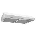 Broan-NuTone BCSD130WW Glacier 30-inch Under-Cabinet 4-Way Convertible Range Hood with 2-Speed Exhaust Fan and Light, 300 Max Blower CFM, White