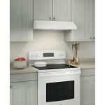 Broan-NuTone BCSD130WW Glacier 30-inch Under-Cabinet 4-Way Convertible Range Hood with 2-Speed Exhaust Fan and Light, 300 Max Blower CFM, White