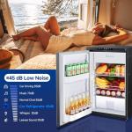 BODEGACOOLER 12 Volt Refrigerator, 83L RV Refrigerator APP Control, RV Fridge and Freezer, Travel Compressor Cooler with Lock, (-4℉-46℉) Car Fridge for Truck, RV, Camping, Boat -12/24V DC, Black