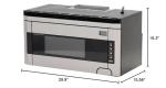 Sharp R-1514 1-1/2-Cubic-Foot 1000-Watt Over-the-Range Microwave, Stainless
