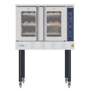 KoolMore 38 in. Full-Size Single Deck Commercial Liquid Propane Convection Oven 54,000 BTU in Stainless-Steel (KM-CCO54-LP)