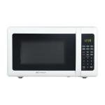 Emerson MW7302W Compact Countertop Microwave Oven with Touch Control, LED Display, 700W, 10 Power Levels, 6 Auto Menus, Glass Turntable and Child Safe Lock, 0.7 Cu., Ft. White