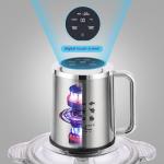 16 Cup Food Processors with Touch Screen,Meat Grinder Veggie Chopper with with 2 pieces Bowls Electric Food Processors,2 pieces 6 Bi-Level Bladesand Spatula for Baby Food,Meat,Vegetables,Fruits