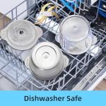 16 Cup Food Processors with Touch Screen,Meat Grinder Veggie Chopper with with 2 pieces Bowls Electric Food Processors,2 pieces 6 Bi-Level Bladesand Spatula for Baby Food,Meat,Vegetables,Fruits