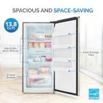 Newair 13.8 cu. ft. Upright Freezer, Fridge Freezer Convertible, Garage Ready Refrigerator, Frost Free Freezer with Door Alarm, Stand up Deep Freezer, Garage Freezer with LED Light