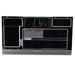 RecPro RV Microwave Over the Range 30" Convection Oven | Black Finish | 120V AC | 900W | Camper Microwave | Direct replacement for Greystone and High Pointe