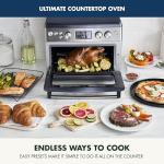 GreenPan 13-in-1 Elite Countertop Convection Oven & Air Fryer, PFAS-Free Ceramic Tray & Pizza Pan, Adjustable Racks, Multifunction Presets, Toaster, Bake, Broil, Roast, Proof, Dehydrate, Oxford Blue