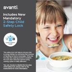 Avanti MT7V0W Microwave Oven 700-Watts Compact with 6 Pre Cooking Settings, Speed Defrost, Electronic Control Panel and Glass Turntable, White