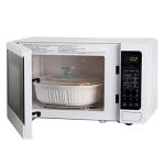 Avanti MT7V0W Microwave Oven 700-Watts Compact with 6 Pre Cooking Settings, Speed Defrost, Electronic Control Panel and Glass Turntable, White