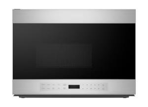 SHARP SMO1461GS Over the Range Microwave Oven with 12.8" Carousel Turntable, 24-inch, 1.4 Cubic Feet, 1,000 Watt, Sensor Cooking, Edge to Edge Black Glass with Stainless Steel