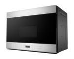 SHARP SMO1461GS Over the Range Microwave Oven with 12.8" Carousel Turntable, 24-inch, 1.4 Cubic Feet, 1,000 Watt, Sensor Cooking, Edge to Edge Black Glass with Stainless Steel