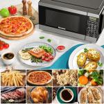 Kenmore KMCMV207S2-07 Countertop Microwave 6 Auto-Preset Menus, Child Lock, Defrost & Express Cooking Features, 0.7 Cu Ft, Stainless Steel