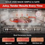Nuwave PFAS-Free Steam Oven & Air Fryer, All-in-One Convection Cooker with Precision Steam Control, Toast, Air Fry, Sous Vide, Steam & More, Juicier Meats, 120 Presets, 50–450°F, Stainless Steel
