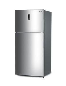 BLACK+DECKER 16.4 Cu. Ft. Top Mount Refrigerator with Freezer, 2 Door Refrigerator with Top Freezer and Separate Temperature Controls, Auto Defrost, Full Size, BR1640KS, Stainless Steel Look