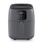 DASH Tasti-Crisp™ Electric Air Fryer Oven, 2.6 Qt., Grey – Compact Air Fryer for Healthier Food in Minutes, Ideal for Small Spaces - Auto Shut Off, Digital, 1000-Watt