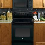 GE JVM3160DFBB 1.6 Cu. Ft. Over-the-Range Microwave Oven Black Bundle with 2 YR CPS Enhanced Protection Pack