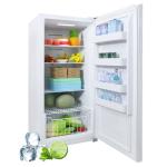 Upright Freezer 13.8 Cu ft, Convertible Freezer Refrigerator, Standing Freezer Upright Frost Free Stand Up Freezer, Garage Ready Deep Freezerless Refrigerator, Single Door Full Size for Kitchen, White