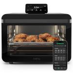 CHEF iQ MiniOven Smart Toaster Oven Air Fryer Combo, 11-in-1 Countertop Convection Oven, Bake, Broil, Air Fry, Broil, Dehydrate, 1750W, 25 Qt Capacity, Fast Cooking with Touchscreen Controls – Black