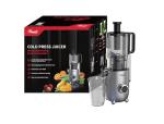 Rosewill Cold Press Juicer, 4.72" Wide Feed Chute Juice Extractor Machine, High Juice Yield, Slow Masticating Juicer for Whole Vegetables & Fruits
