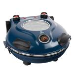 PIEZANO Crispy Crust Pizza Oven by Granitestone – Electric Pizza Oven Indoor Portable, 12 Inch Indoor Pizza Oven Countertop, Pizza Maker Heats up to 800˚F for Stone Baked Pizza at Home - Navy