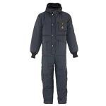 RefrigiWear Iron-Tuff Insulated Coveralls with Hood, -50 F Comfort Rating, (Navy), (Small)