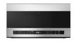 SHARP SMO1759JS Smart Over the Range Microwave Oven with 13.6" Carousel Turntable, 30-inch, 1.7 Cubic Feet, 1,000 Watt, 300CFM Fan, Sensor Cooking, Compatible with Alexa, Edge to Edge Black Glass