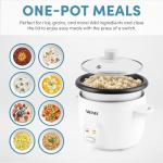 Aroma Housewares 4-Cups (Cooked) / 1Qt. Rice & Grain Cooker (ARC-302NG), White