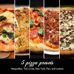 2025 Upgraded Pizza Oven, Indoor Pizza Oven Heats up to 840°F, Bake 12 Inch Pizzas in 90 Seconds, 6 Touchscreen Presets Countertop Electric Pizza Maker with Pizza Stone&Peel&Cutter Included