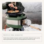 Gozney Tread Portable Pizza Oven, Olive, Propane Gas, makes 12" pizza