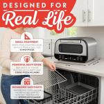 Gourmia Indoor Pizza Oven Air Fryer Toaster – 1800W Countertop Multi-Cooker with Pizza Stone, Digital Controls & 6 Presets – Bake, Toast, Broil, Dehydrate & More