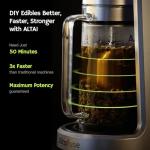 Altafuse Ultrasonic Decarboxylator & Herbal Infusion Machine with Built-In Scale, Odor-Reducing Airtight Lid, Large Capacity, Dishwasher-Safe, Touchscreen — Infuse Oils, Butter, Honey, ALTA 1, Infuser