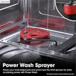 Sharp SDW6736MS 24-inch Stainless Steel Dishwasher, Third Rack, Library Quiet 47 dB, Power Wash Sprayer