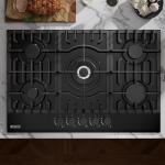 Empava 5-Burner Gas Cooktop in Black Glass
