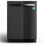 SUNVIVIPRO 24" Built-in Dishwasher, Stainless Steel Dishwasher Machine with Adjustable Racks, 14–16 Place Settings Large Capacity Dish Washer, 8 Wash Programs, Energy Star Certified, Black