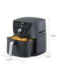 Toshiba 7.7QT Air Fryer, Family-Size for Quick and Easy Meals, 12 Preset Menus and Menu-IQ Function, 1°F Precision, 90% less fat, Double-sided Handles Easy Carrying