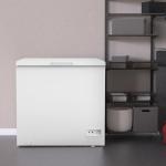 Avanti 7.0 Cu. Ft. Garage Ready Chest Freezer with Flip-Up Lid, Removable Storage Basket, External Temperature Control, Manual Defrost, and Power Indicator Light. 5.0 cu.ft., White