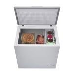 Avanti 7.0 Cu. Ft. Garage Ready Chest Freezer with Flip-Up Lid, Removable Storage Basket, External Temperature Control, Manual Defrost, and Power Indicator Light. 5.0 cu.ft., White