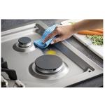 GE PGP9030SLSS 30 Inch Gas Cooktop, Solid Black