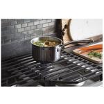 GE PGP9030SLSS 30 Inch Gas Cooktop, Solid Black