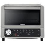 Panasonic FlashXpress Toaster Oven Countertop, 4-Slice Compact Size w/Double Infrared Heating, PFAS-free, 6 Auto Cook Options & Precise Temperature Control, 1300W - NB-G200P (Stainless Steel)