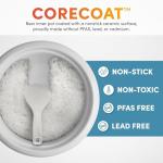 AROMA® CoreCoat Rice Cooker with Pop-Up Food Steaming Basket (4 Cups Cooked, 2 Cups Uncooked)