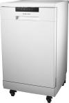 HAMILTON BEACH HBDW1922 Portable Dishwasher with Wheels, 19in Wide, 8 Place Settings Capacity, White