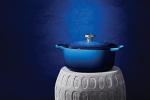 Le Creuset Signature Enamelled Cast Iron Round Casserole Dish With Lid, 28 cm, 6.7 Litre, Azure, 21177182202430
