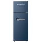 Frigidaire Retro Apartment Size Refrigerator with Top Freezer - 2 Door Fridge with 7.5 Cu Ft of Storage Capacity, Adjustable Spill-Proof Shelves, Door & Crisper Bins, Azure