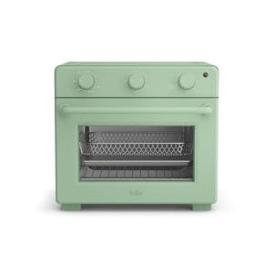 bella Air Fry Toaster Oven, 7 Preset Cooking Options, Dishwasher-Safe EverGood Coated Trays Included, 60-Minute Auto Shutoff w Audible Timer, Power Indicator Light, 1700 Watt, Seaglass