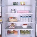 West Bend Refrigerator Freestanding French Door Design Fridge with 5.1 Cu.Ft. Freezer Capacity, Adjustable Electronic Control and Frost Free Defrost, 17.5-Cu.Ft, Metallic