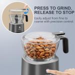 Mini Food Processor and Vegetable Chopper, Electric Food Chopper for Baby Food Maker, 4/0.5 Cup Double Containers for Salad, Carrot, Garlic Press, Hard Cheese