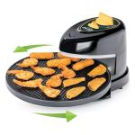 Presto 03434 Pizzaz Plus Rotating Oven - 12-Inch, Countertop Pizza Oven, Nonstick Tray, Top and Bottom Heating Elements, Easy to Clean, Green/Gold